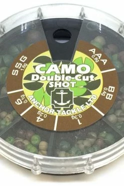 Anchor Camo Double-Cut Shot 6 Division Dispenser - Split shot