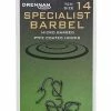 Drennan Super Specialist Barbel Barbed Eyed Hooks -