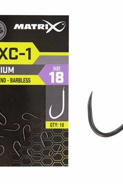 Matrix MXC-1 Medium Spade End Barbless Hooks - Spade hooks 6 Matrix MXC-1 Medium Spade End Barbless Hooks - Spade hooks -Coarse Fishing Store 05skz4jh637327419086039320
