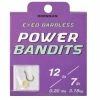 Drennan Bandits Power Barbless (Banded Hair Rigs) - Hair rigs & hook hairs