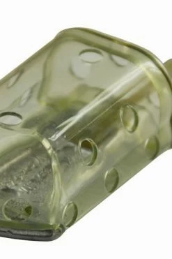 Drennan Oval Blockend Standard Green Feeders - Maggot feeders