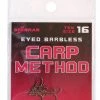 Drennan Carp Method Barbless Eyed Hooks -