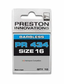 Preston Innovations PR434 Barbless Spade Hooks -