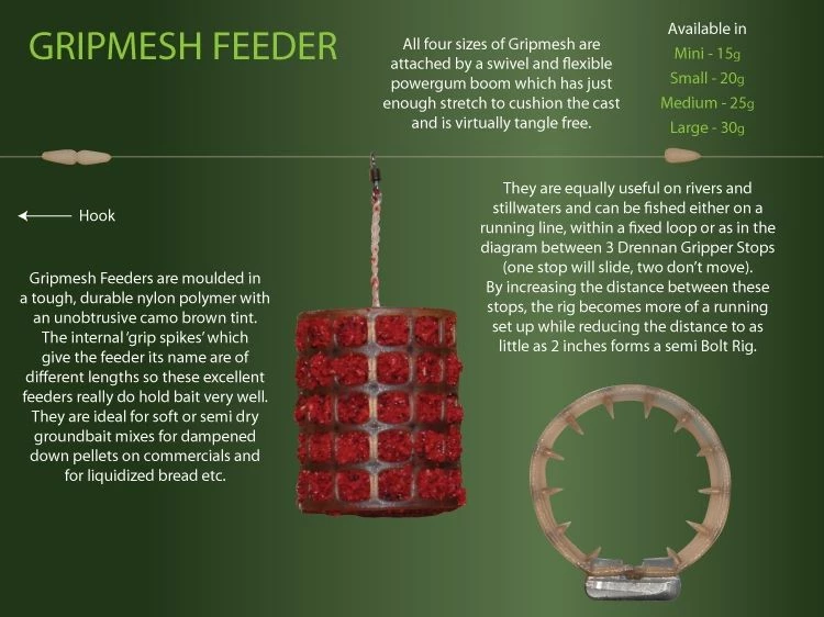 Drennan Gripmesh Feeders - Open & cage feeders 2 Drennan Gripmesh Feeders - Open & cage feeders - Image 2