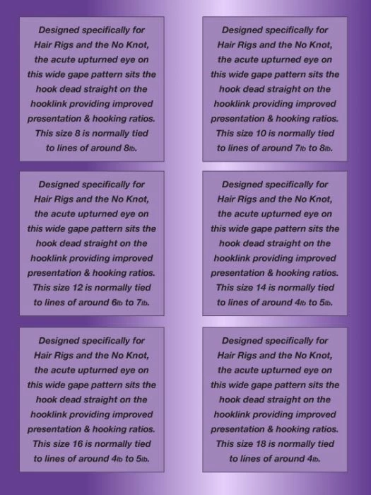 Drennan Hair Riggers Power Barbless Eyed Hooks - 3 Drennan Hair Riggers Power Barbless Eyed Hooks - - Image 3