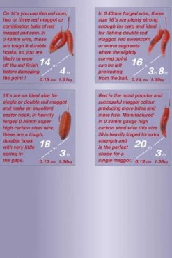 Drennan Hooks To Nylon Barbless Carp Maggot - 5 Drennan Hooks To Nylon Barbless Carp Maggot - -Coarse Fishing Store 1305320803 CM2