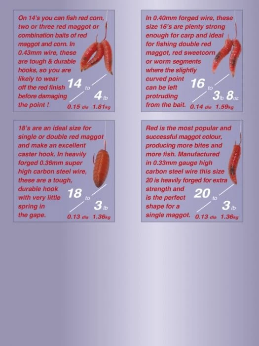 Drennan Hooks To Nylon Barbless Carp Maggot - 3 Drennan Hooks To Nylon Barbless Carp Maggot - - Image 3