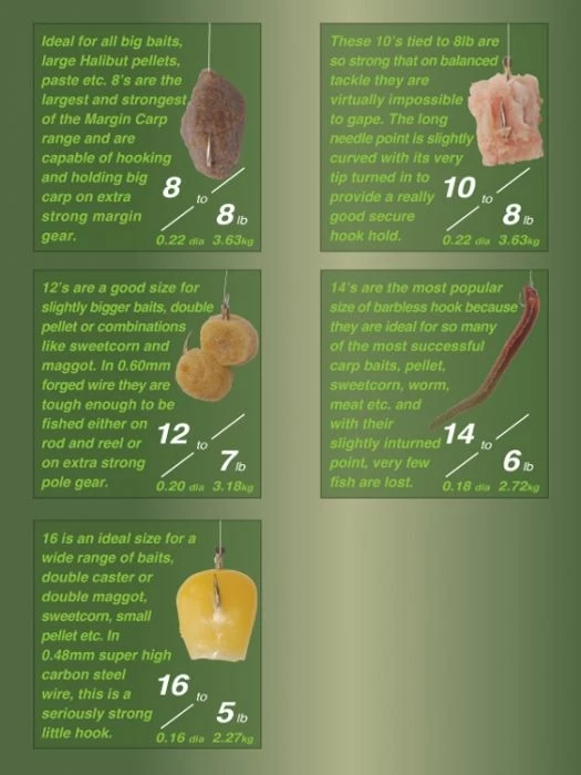 Drennan Hooks To Nylon Barbless Margin Carp - 3 Drennan Hooks To Nylon Barbless Margin Carp - - Image 3