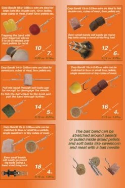 Drennan Bandits Carp Barbless (Banded Hair Rigs) - Hair rigs & hook hairs -Coarse Fishing Store 1305321658 CB2