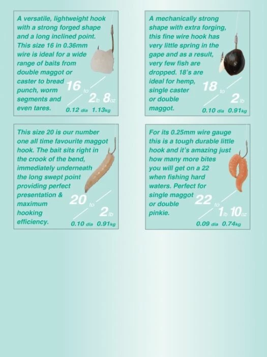 Drennan Hooks To Nylon Barbed Carbon Match - 3 Drennan Hooks To Nylon Barbed Carbon Match - - Image 3