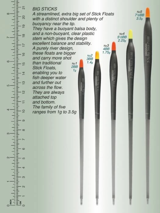 Drennan Big Sticks - Stick floats 2 Drennan Big Sticks - Stick floats - Image 2