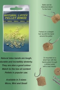 Drennan Latex Pellet Bands Natural - Bait bands -Coarse Fishing Store 1306445835 nat