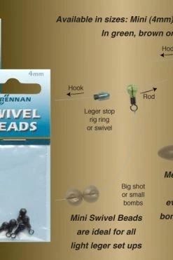 Drennan Swivel Beads - Beads & connectors 7 Drennan Swivel Beads - Beads & connectors -Coarse Fishing Store 1306446044 swivel bead