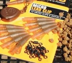 Guru Micro Lead Clip Inc. Swivels & Tail Rubbers - Lead clips & attachments