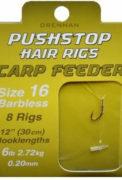 Drennan Pushstop Hair Rigs Carp Feeder - Hair rigs & hook hairs