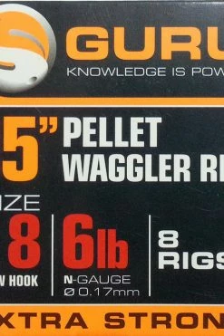 Guru 15inch Ready Rigs With Bait Bands - Hair rigs & hook hairs