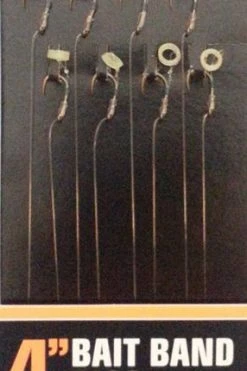 Guru 4inch Ready Rigs With Bait Bands - Hair rigs & hook hairs