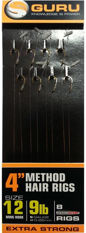 Guru 4inch Ready Rigs With Speedstops - Hair rigs & hook hairs 1 Guru 4inch Ready Rigs With Speedstops - Hair rigs & hook hairs