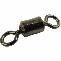 Mustad Black Rolling Swivel Round Eye (77900) - Swivels 1 Mustad Black Rolling Swivel Round Eye (77900) - Swivels