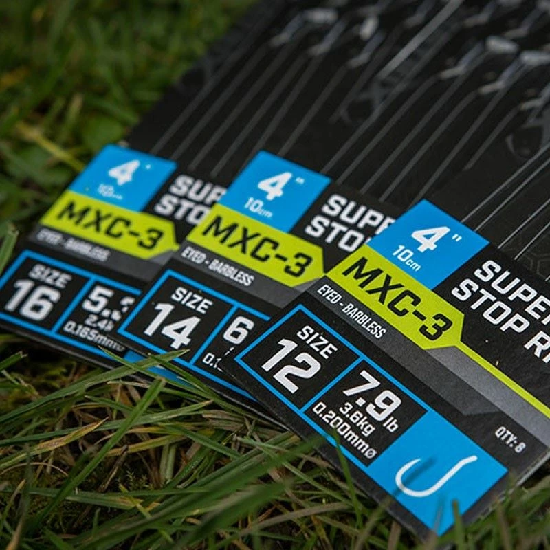 Matrix MXC-3 Barbless Super Stop Rigs - Hair rigs & hook hairs 1 Matrix MXC-3 Barbless Super Stop Rigs - Hair rigs & hook hairs