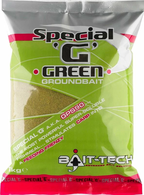 Bait Tech Bait-Tech Special G Green Groundbait 1kg - 1 Bait Tech Bait-Tech Special G Green Groundbait 1kg -