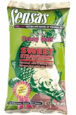 Sensas Crazy Bait Sweet Strawberry 1Kg - Groundbait