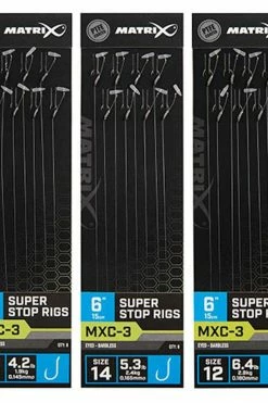 Matrix MXC-3 Barbless Super Stop Rigs - Hair rigs & hook hairs 6 Matrix MXC-3 Barbless Super Stop Rigs - Hair rigs & hook hairs -Coarse Fishing Store 5iq05b2r637496742226587183