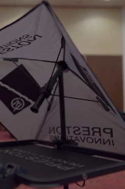 Preston Innovations Offbox Grey Bait Brolly - Bait umbrellas -Coarse Fishing Store 5pmqms3f637383662054199086