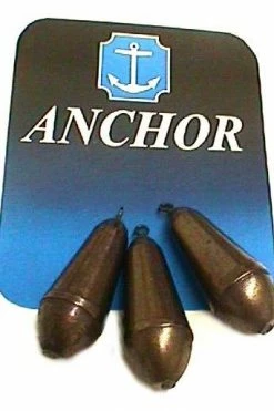 Anchor Black Dense Arlesey Bomb 1/8 oz - Leads