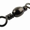 Mustad Black Barrel Swivels (77210) -