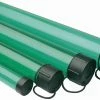 Leeda Clear Green Plastic Rod Tube - Rod carriers & tubes