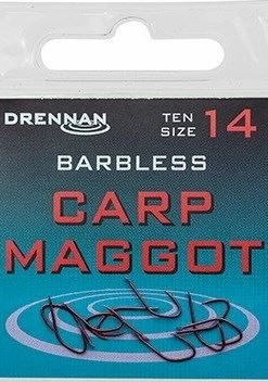 Drennan Carp Maggot Barbless Spade Hooks -