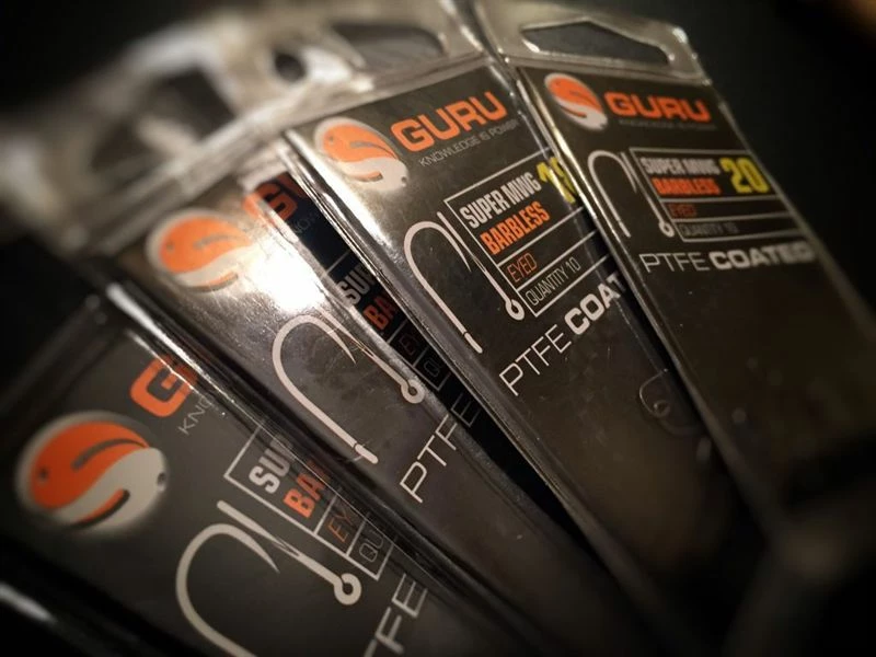 Guru Super MWG Barbless Eyed Hooks - 1 Guru Super MWG Barbless Eyed Hooks -