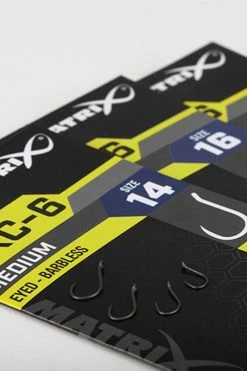 Matrix MXC-6 Medium Eyed Barbless Hooks - Eyed hooks -Coarse Fishing Store by1pyqyj637328184280900387