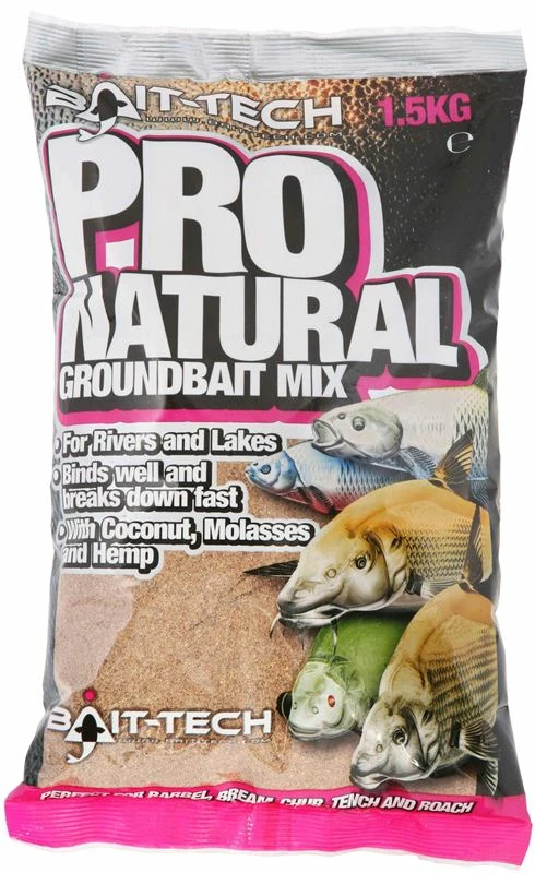 Bait Tech Bait-Tech Pro Natural Groundbait 1.5kg - 1 Bait Tech Bait-Tech Pro Natural Groundbait 1.5kg -