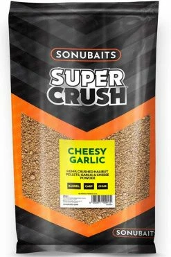 Sonubaits Supercrush Cheesy Garlic Groundbait 2kg -