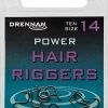 Drennan Hair Riggers Power Barbless Eyed Hooks -