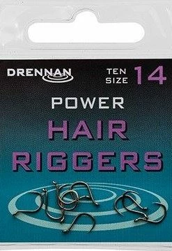 Drennan Hair Riggers Power Barbless Eyed Hooks -