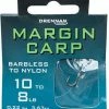 Drennan Hooks To Nylon Barbless Margin Carp -