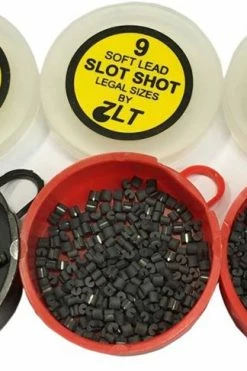 ZLT Lead Slot Shot Refill Pots - Split shot
