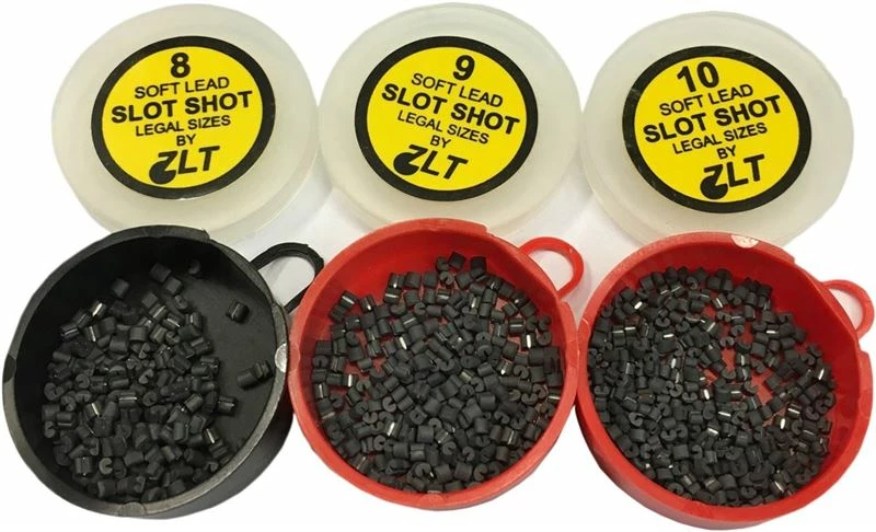 ZLT Lead Slot Shot Refill Pots - Split shot 1 ZLT Lead Slot Shot Refill Pots - Split shot