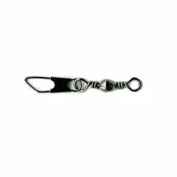 Mustad Black Barrel Swivel & Snap (77215) - Swivels 1 Mustad Black Barrel Swivel & Snap (77215) - Swivels