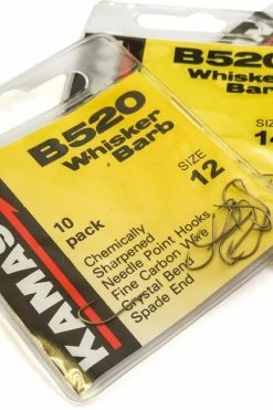 Kamasan B520 Whisker Barbed Spade Hooks -