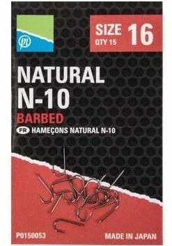 Preston Innovations Natural N-10 Hooks - Spade hooks