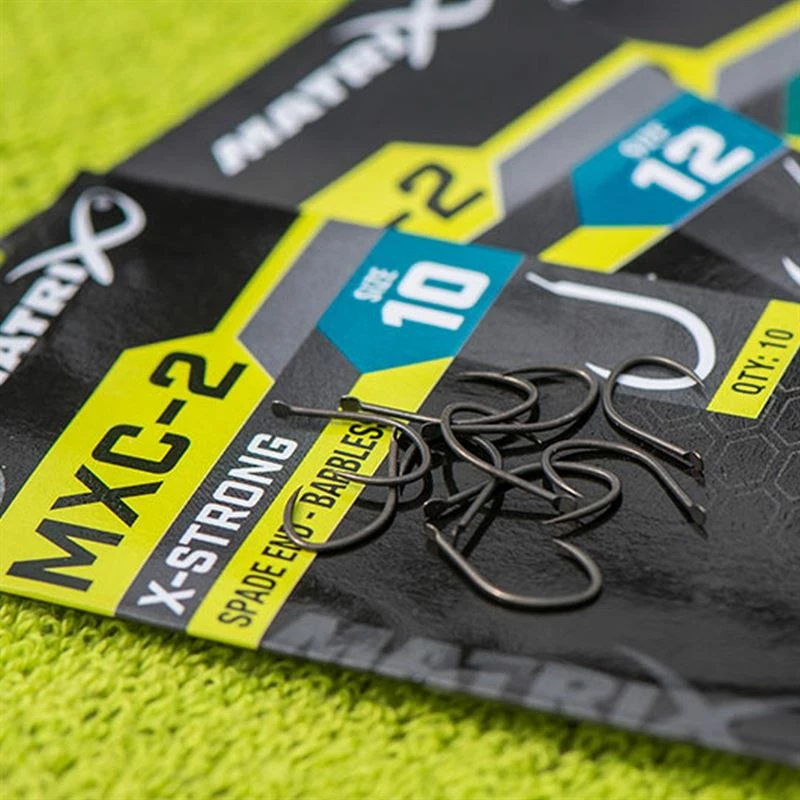 Matrix MXC-2 X-Strong Spade End Barbless Hooks - Spade hooks 1 Matrix MXC-2 X-Strong Spade End Barbless Hooks - Spade hooks