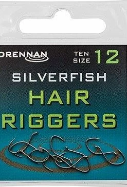 Drennan Hair Riggers Silverfish Barbless Eyed Hooks -