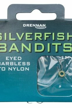 Drennan Bandits Silverfish Barbless (Banded Hair Rigs) - Hair rigs & hook hairs