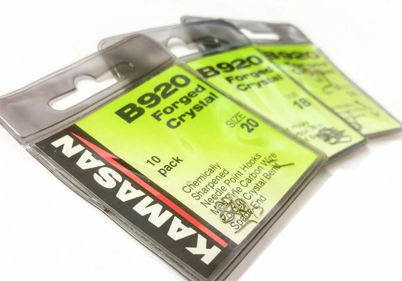 Kamasan B920 Forged Crystal Barbed Spade Hooks - 1 Kamasan B920 Forged Crystal Barbed Spade Hooks -