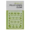 Korum Clear Pellet Stops - Hair stops