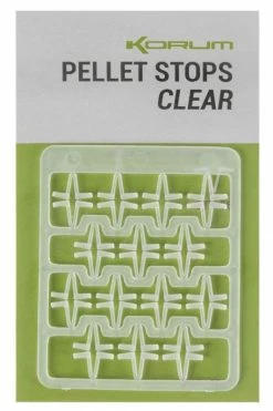 Korum Clear Pellet Stops - Hair stops